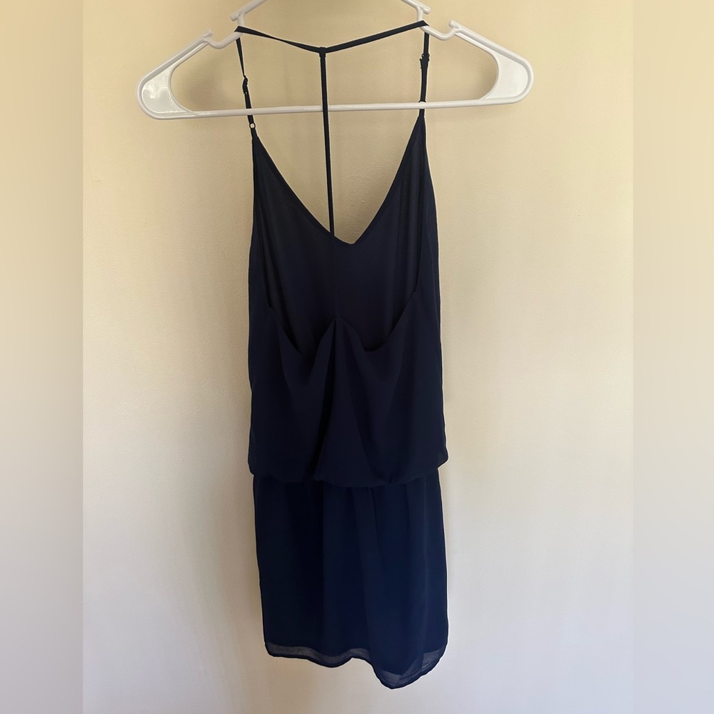 Naked zebra. Size S. Navy blue. Double lined